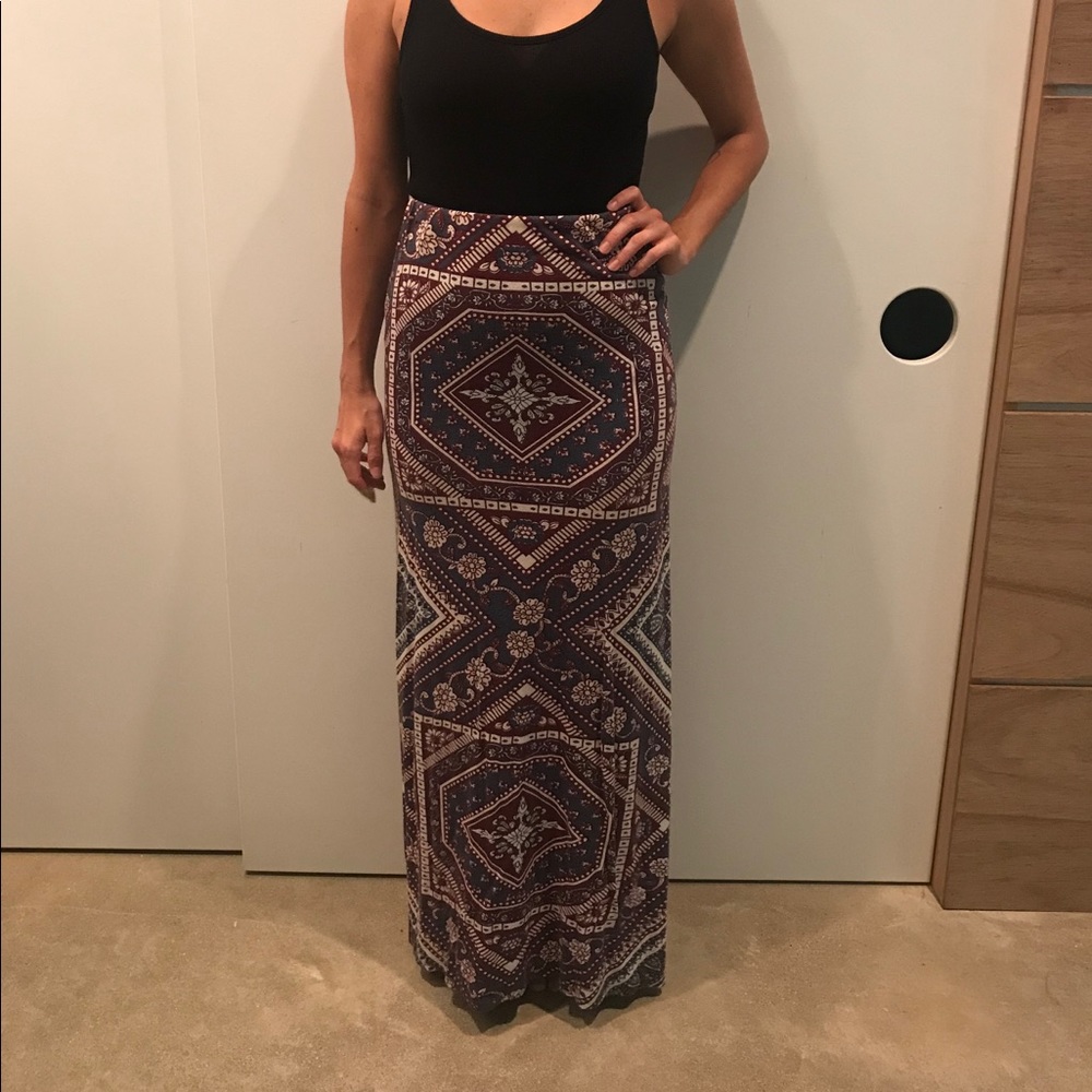 Billabong Paisley Maxi Skirt